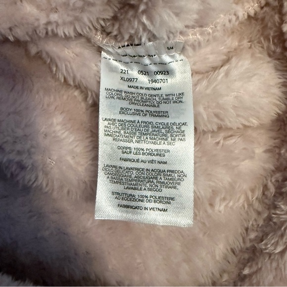 Columbia Purple Sherpa / Fleece Quilted Soft Pullover - Picture 6 of 6